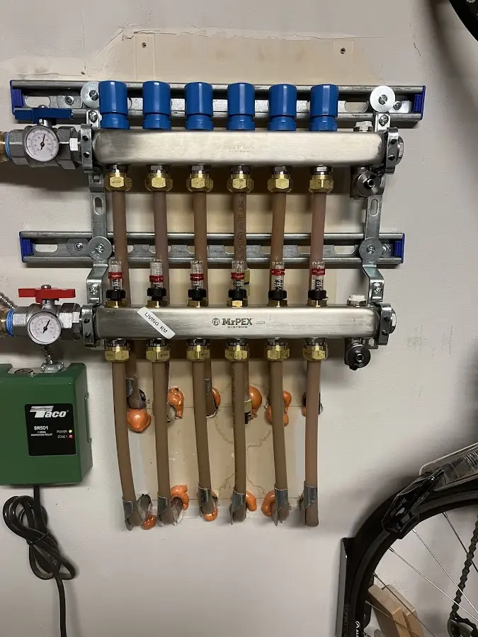 Plumber performing Leak Detection at a residential property in Fountain Inn